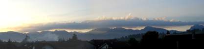 Foto: Castellanus-Wolken überm Tegelberg