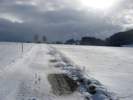 Fotos: Roßhaupten in Schnee und starken Verwehungen