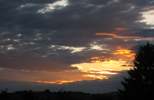 Foto: Sonnenaufgang im Wolkenloch
