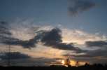 Fotos: Sonnenuntergangsstimmung mit Cumulonimbus