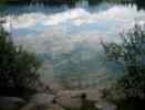 Foto: Im Forggensee spiegelt sich der Himmel