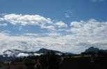 Foto: Tegelberg über tiefen Wolken