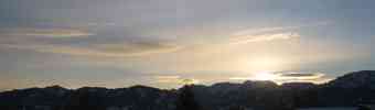 Foto: Lenticularis ei Sonnenaufgang